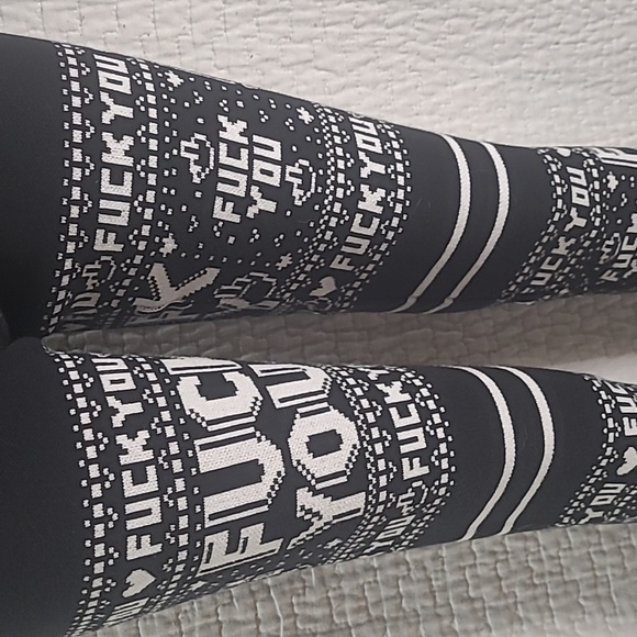 Sourpuss "F*ck You" Leggings - Picture 2 of 7